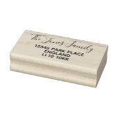 Retouradres Houden Rubber Stempel (Stempel)