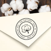 Retouradres katoenboutpictogram  zelfinktende stempel