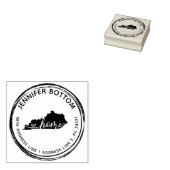 Retouradres Kentucky Rubberstempel (Gestempeld)