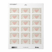 Retouradres kerstlichtslinger etiket (Full Sheet)