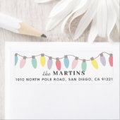 Retouradres kerstverlichting pasta etiket (Insitu)