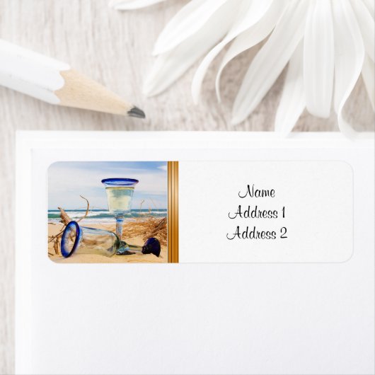 Retouradres Label Beach Bruiloft (Insitu)