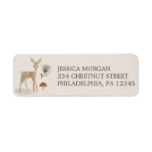 Retouradres Label Boho Woodland (Voorkant)