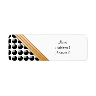 Retouradres label gestippeld Delight