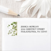 Retouradres Label Woodland Greenery (Insitu)