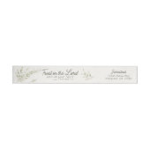 Retouradres Label Wrap Vertrouw op de Heer Spreuke (Individueel)
