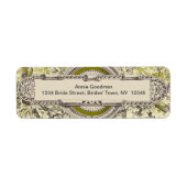  retouradres labels groen grijs crème (Voorkant)