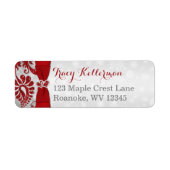 Retouradres labels | In liefde gevlekt (Voorkant)