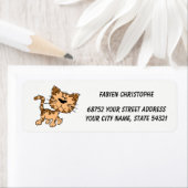 Retouradres labels. Kat. Etiket (Insitu)