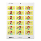 Retouradres Labels Sunflower Nurse (Full Sheet)