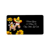 Retouradres labels voor zonnebloempitten (Voorkant)