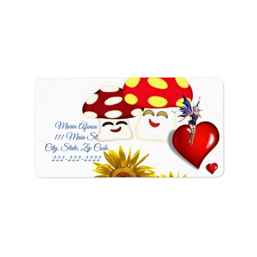 Retouradres Labels zonnebloempitten (Voorkant)