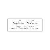 Retouradres legant Personal Professional Zelfinktende Stempel (Design)