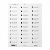 Retouradres Lieveheersbeestje Etiket (Full Sheet)
