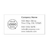 Retouradres | Logo Moderne Rubberstempel (Afrduk)