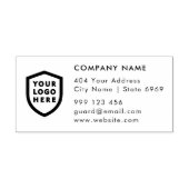 Retouradres | Logo Moderne Zelfinktende Stempel (Design)