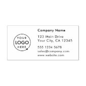 Retouradres | Logo Moderne Zelfinktende Stempel (Design)