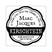 Retouradres  Logo Naam Lint Award Rubberstempel (Afrduk)