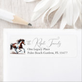 Retouradres met Landelijke Paard Etiket (Insitu)