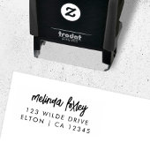 Retouradres | Modern stijlvol tonerscript Zelfinktende Stempel