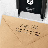 Retouradres Moderne minimale naam Adres Zelfinktende Stempel