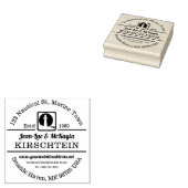 Retouradres Nautische Vuurtoren Zeezijde Oceanisch Rubberstempel (Gestempeld)