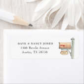 Retouradres postvak waterverf etiket (Insitu)