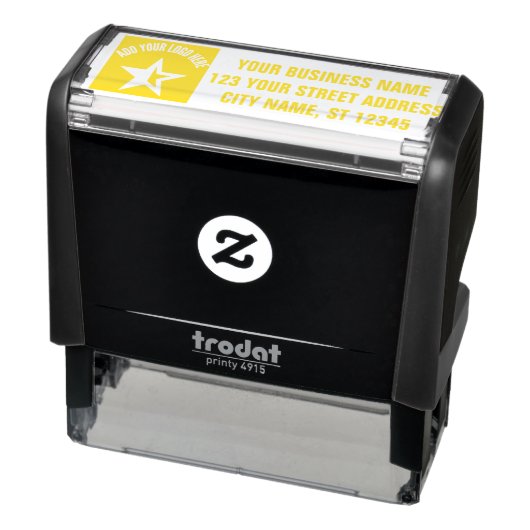 Retouradres | Professionele aangepaste Logo Zelfinktende Stempel (Product)