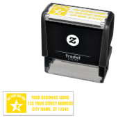Retouradres | Professionele aangepaste Logo Zelfinktende Stempel (In situ)
