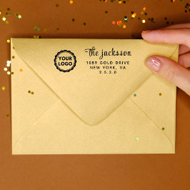 Retouradres | Professionele Logo Modern Zelfinktende Stempel