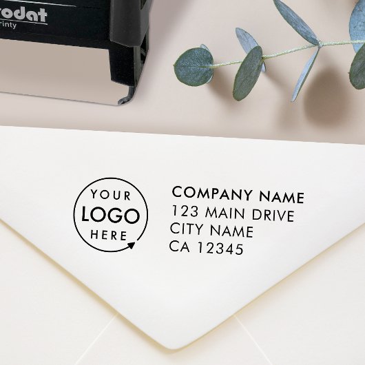 Retouradres | Professionele Logo Modern Zelfinktende Stempel