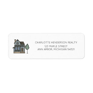 Retouradres Realtor House Etiket