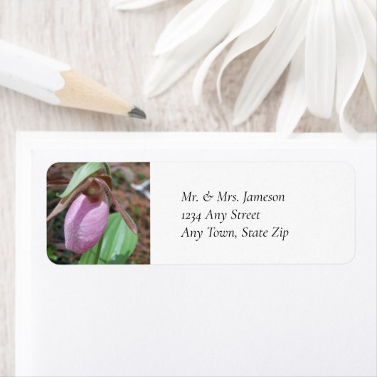 Retouradres Roze Damesorkestje Etiket (Insitu)