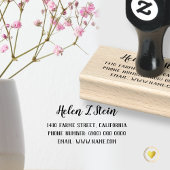 retouradres rubberstempel