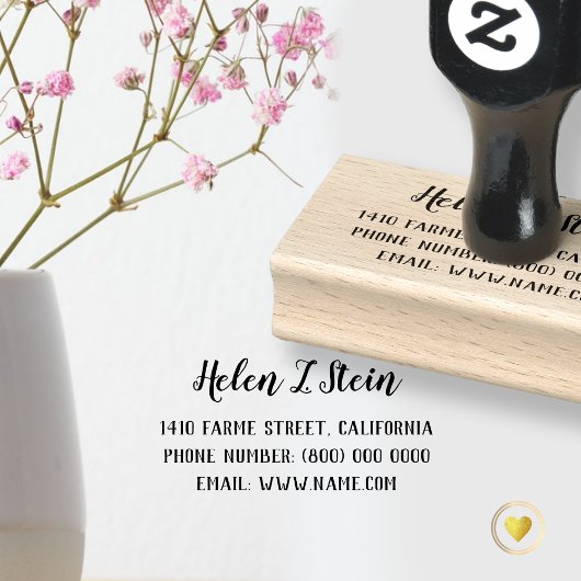 retouradres rubberstempel