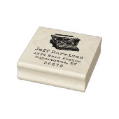 Retouradres schrijfmachine rubberstempel (Stempel)