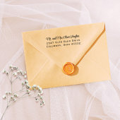 Retouradres script in hoge stijl  zelfinktende stempel