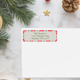 Retouradres snoepriet etiket