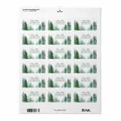 Retouradres Sparrenboom Etiket (Full Sheet)