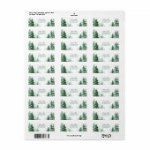 Retouradres Sparrenboom Etiket (Full Sheet)
