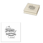 RETOURADRES STAAT WISCONSIN ZUIVELLAND RUBBERSTEMPEL (Gestempeld)