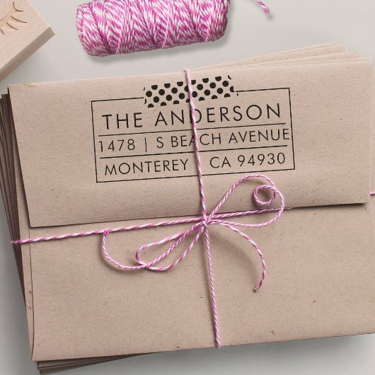 Retouradres Stempel Fake Washi Tape Kijk zelf in