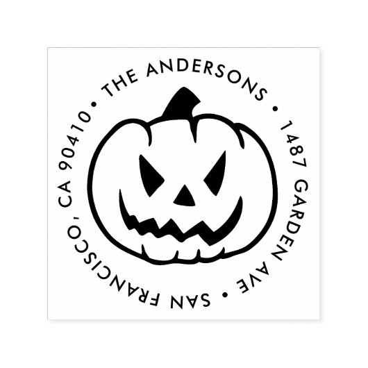 Retouradres stempel Halloween (Design)