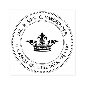 Retouradres Stempel  middeleeuwse Franse Kroon