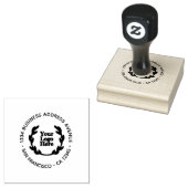 Retouradres Stempel | Zakelijk Logo 2,5" (Gestempeld)