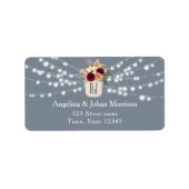 Retouradres String Lights Etiket (Voorkant)