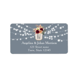 Retouradres String Lights Etiket