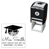 Retouradres van aangepast Afstuderen Zelfinktende Stempel (In situ)