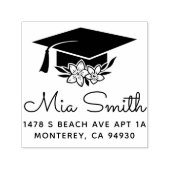 Retouradres van aangepast Afstuderen Zelfinktende Stempel (Design)