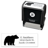 Retouradres van aangepast Beer Zelfinktende Stempel (In situ)